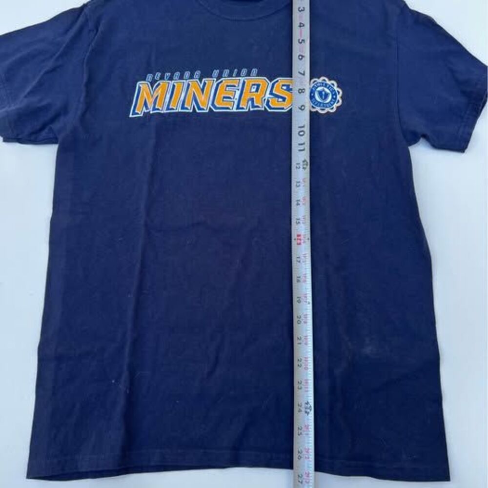 Gildan Nevada Union Miners Navy Blue T-Shirt Size M